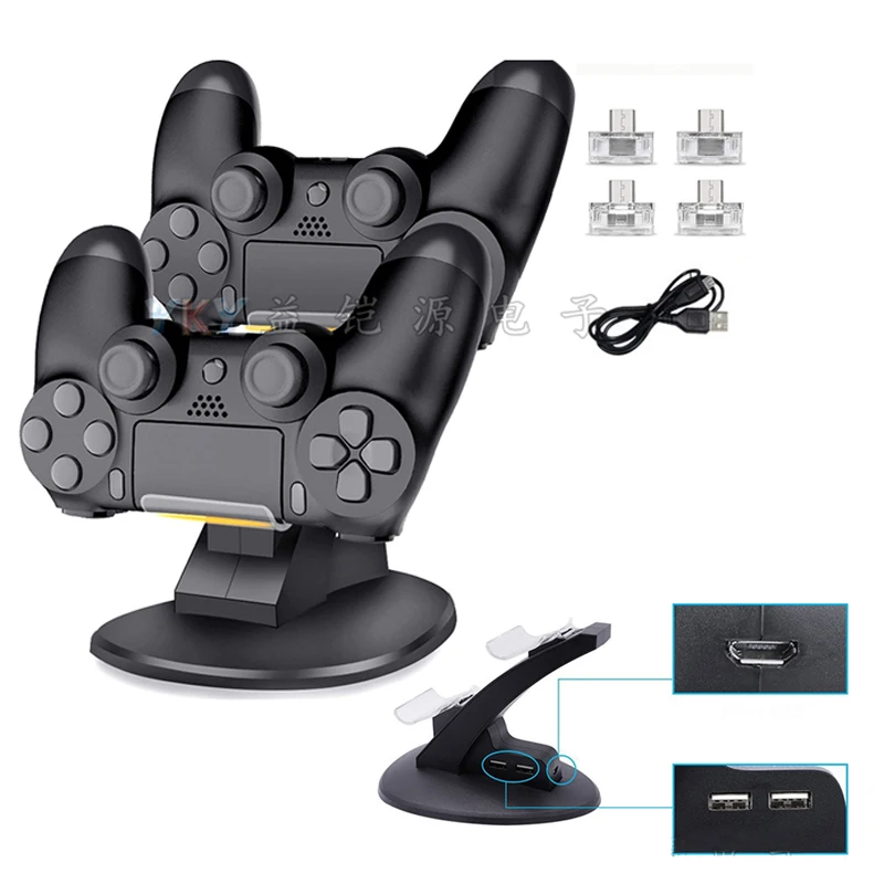 Для playstation 4 PS4/PS4 PRO/тонкий контроллер Зарядное устройство Док станция держателя
