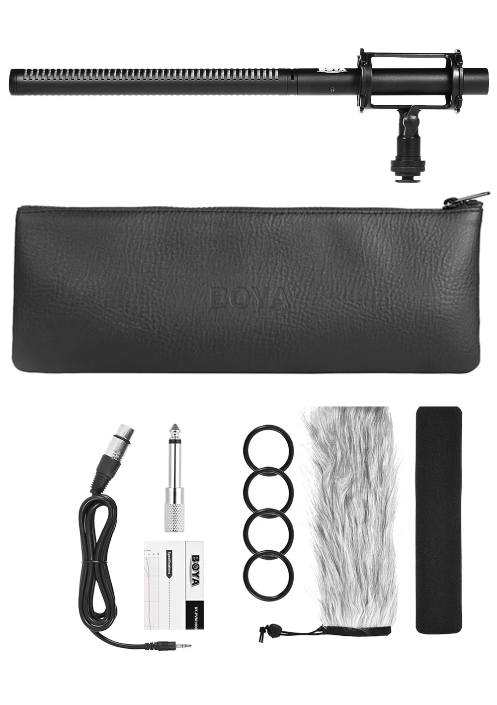 BOYA BY-PVM1000 Профессиональный DSLR конденсаторный дробовик видео интервью микрофон Микрофон для Canon Nikon sony DSLR камера видеокамера