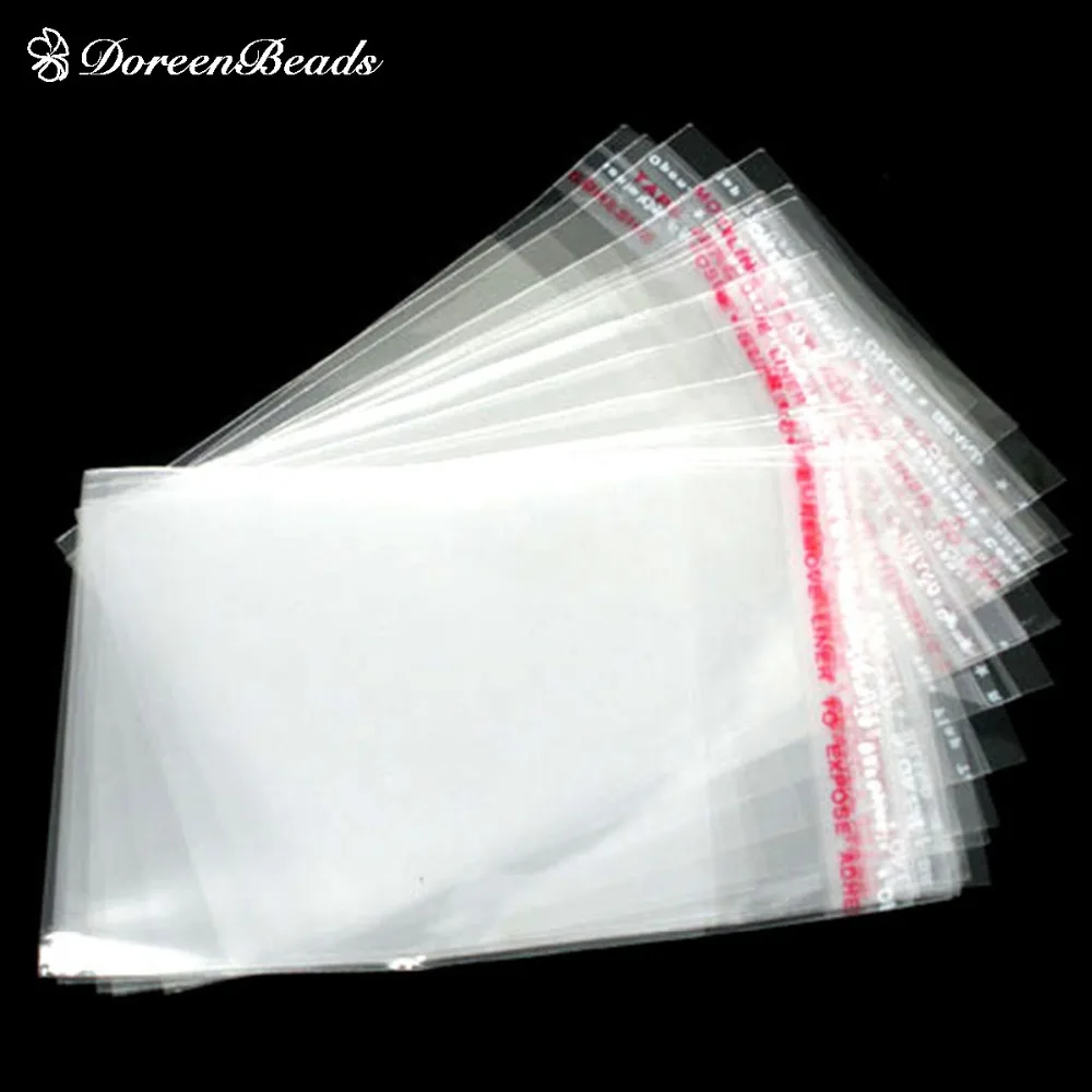 200 шт. самоклеящиеся пластиковые пакеты 9x6 см|bag dirt|bag buddybag glass |