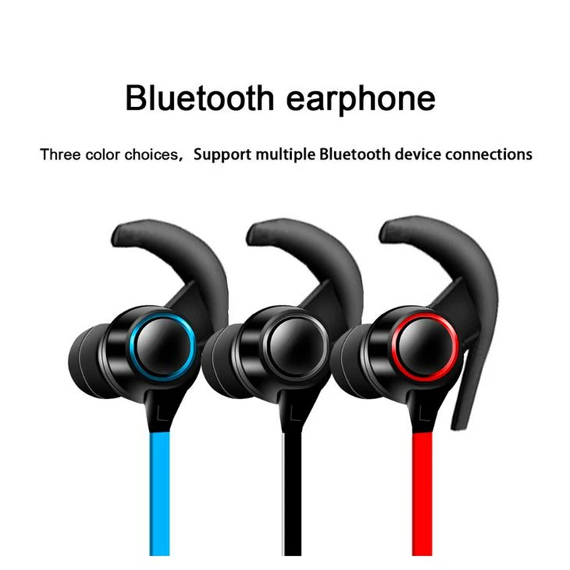 Наушники Bluetooth V4.1 беспроводные наушники спортивные для спортзала PhoneStereo с