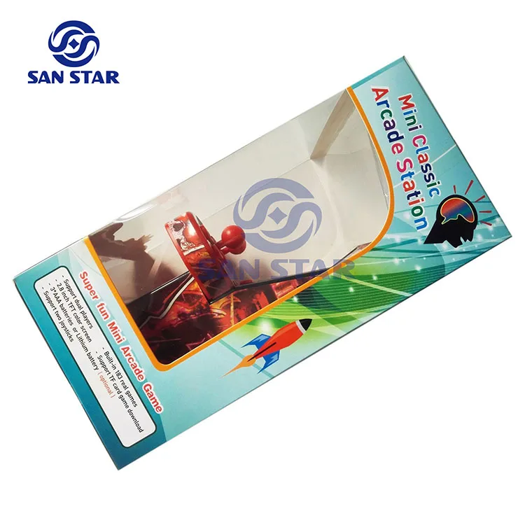 Мини Портативный 2 игрока Аркада станции 8 дюймов со встроенным 183 8Bit игр