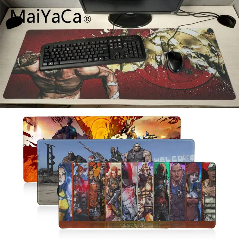 Maiyaca дизайн borderland уникальный настольный коврик игровой коврик для мыши ноутбук ПК игровой коврик большой коврик для мыши геймер Коврик для мыши