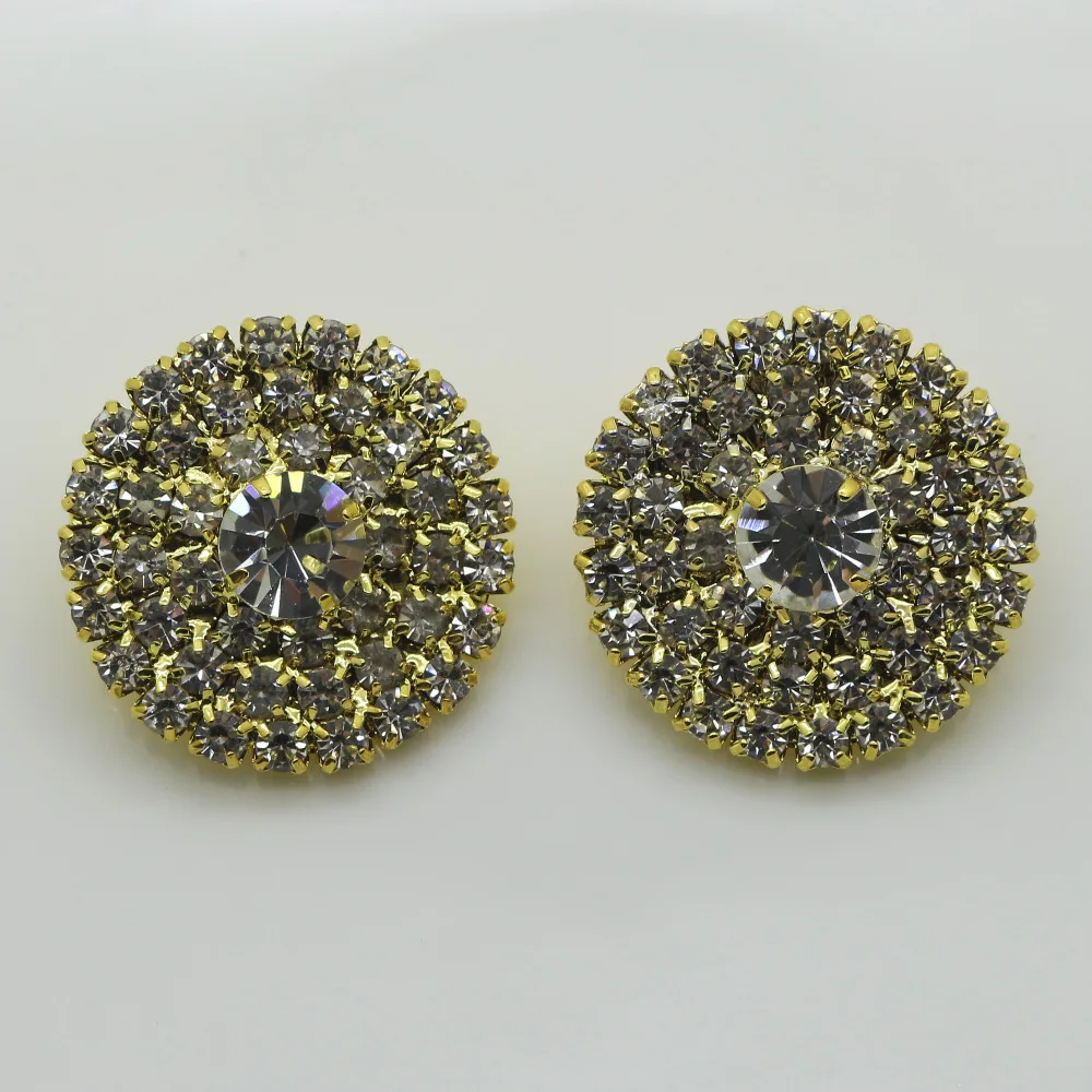 2017 Горячая продажа недвижимости 5 шт круглые пряжки для шитья очень блестящие