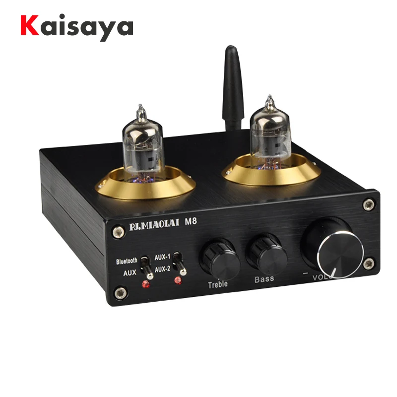 M8 HIFI 6J1 трубный усилитель CSRA64215 Bluetooth 4 0 TPA3116 цифровой мощности 50 Вт * 2 класса D ES9023 DAC