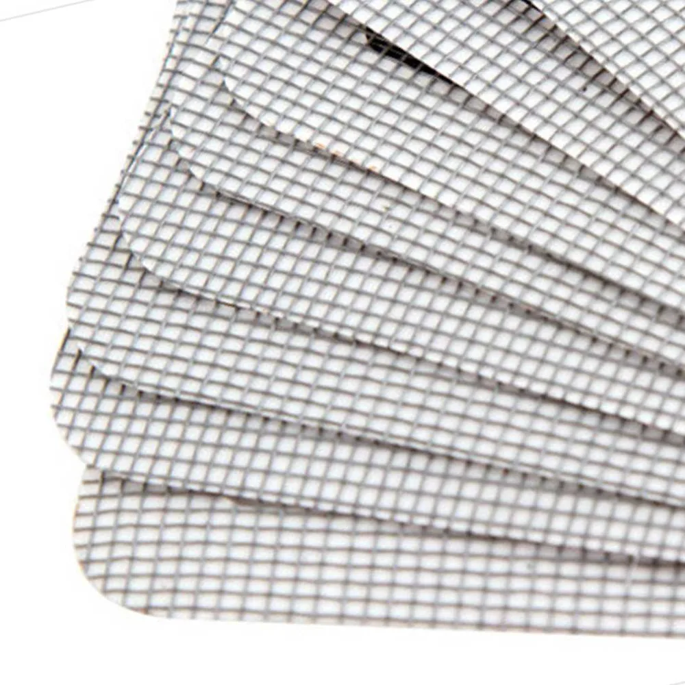 3PCS Anti-mosquito Mesh Sticky Wires Patches Summer Window Mosquito Netting Patch Repairing Broken Holes on Screen Door | Дом и сад