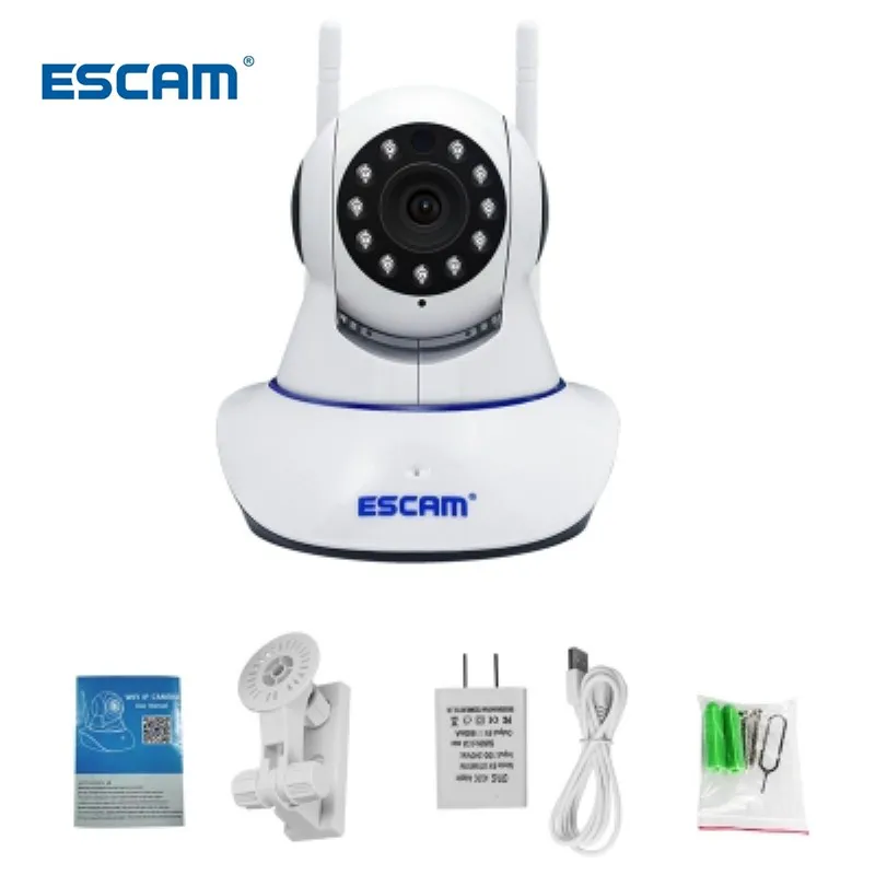 ESCAM G01 1080P ip-камера с дистанционным просмотром, обнаружение движения, PTZ/наклон, Wi-Fi камера с поддержкой ONVIF, двусторонняя связь, ИК, ночное видение