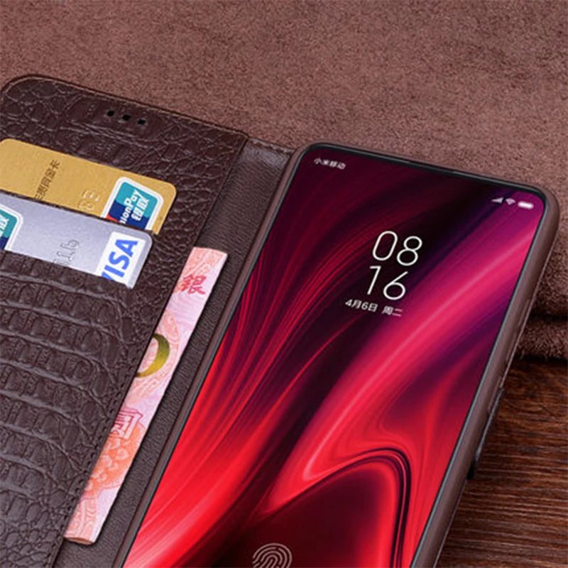 Чехол Redmi K20 из натуральной кожи с откидной крышкой для Xiaomi Redmi k20 Pro, Защитная крышка для экрана, Hongmi K20, с отделениями для карт