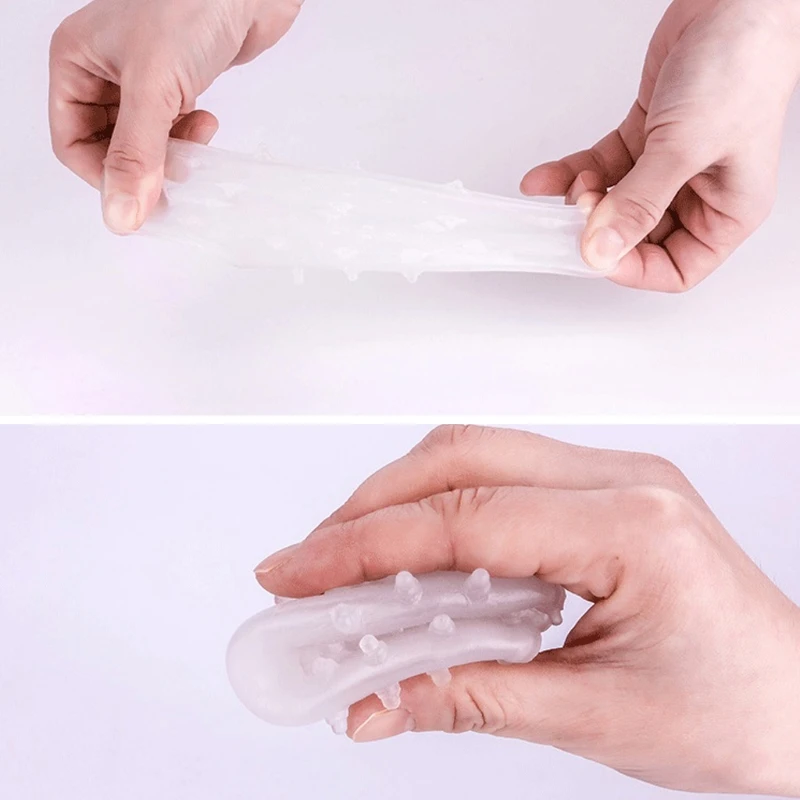 Карманная секс игрушка Мужской мастурбатор яичная чашка прозрачная