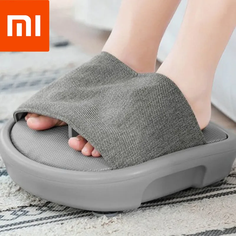 XIAOMI Электрический Подогрев ног грелка унисекс массажер Большие тапочки облегчение тела ноги давление ноги точка боли Массажная обувь
