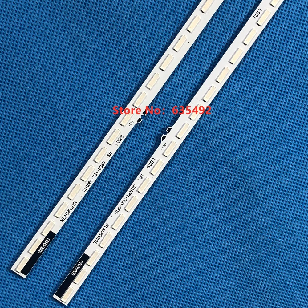 2 шт. светодиодный подсветка полосы 36 ламп для 55 inchtv S ony KDL-55W900A KDL-55W905A P61.P8302G001 NLAC20217L NLAC20217R