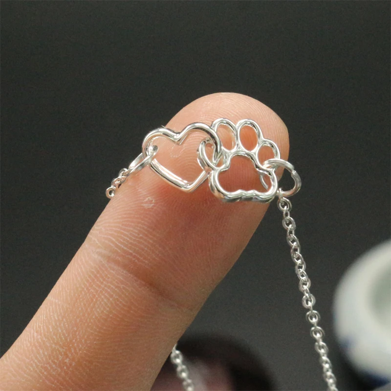 1 шт. ожерелье собачьи лапы|paw print|women pendantpaw necklace |