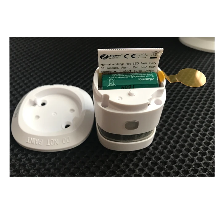 Охранные детекторы для дома дымовые и газовые сигнаПредупреждение Zigbee Natrual