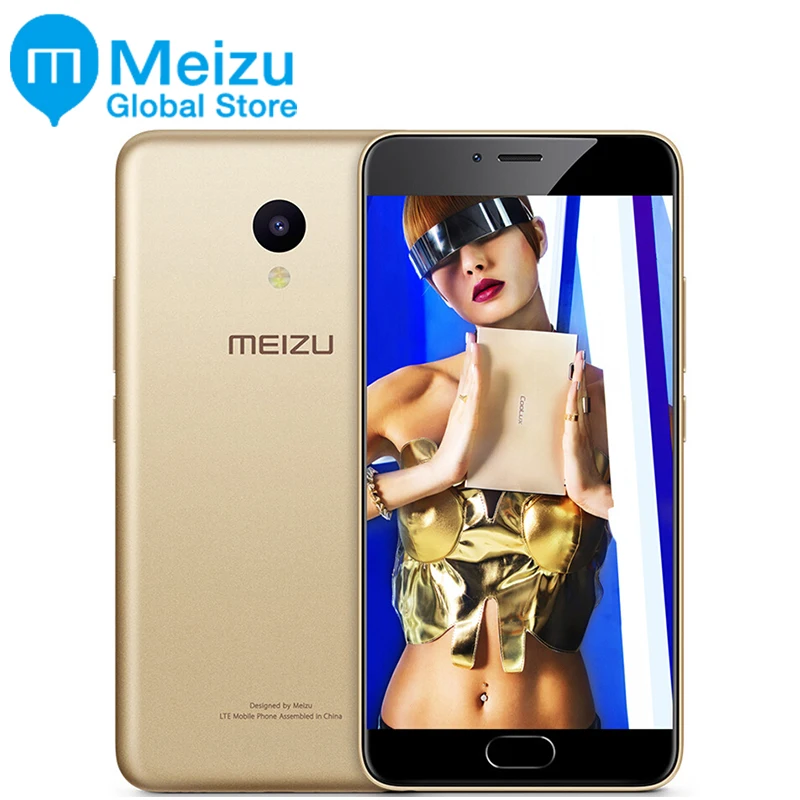 Оригинал Meizu M5 2 ГБ Оперативная память 16/32 Встроенная глобальной прошивки оты