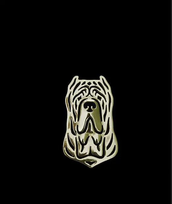 Оптовая продажа Neapolitan мастиф (Обрезанные уши) брошь женский/мужской подарок