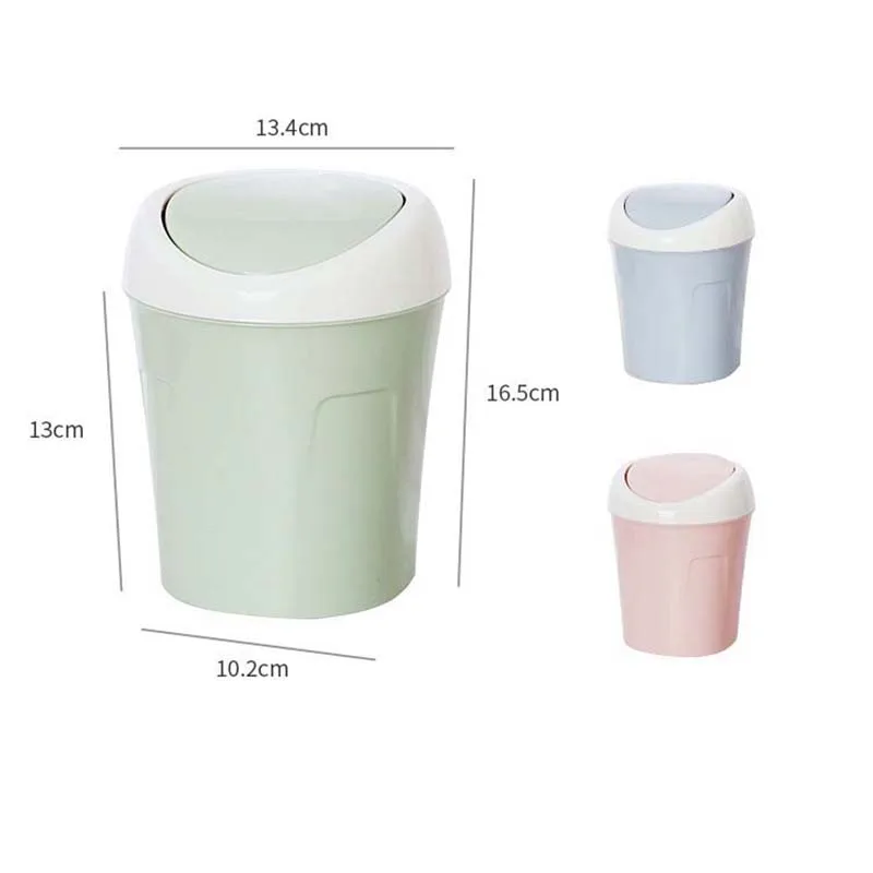 Труба Настольная мусорные ведра мини творческая кухня гостиная мусорное ведро