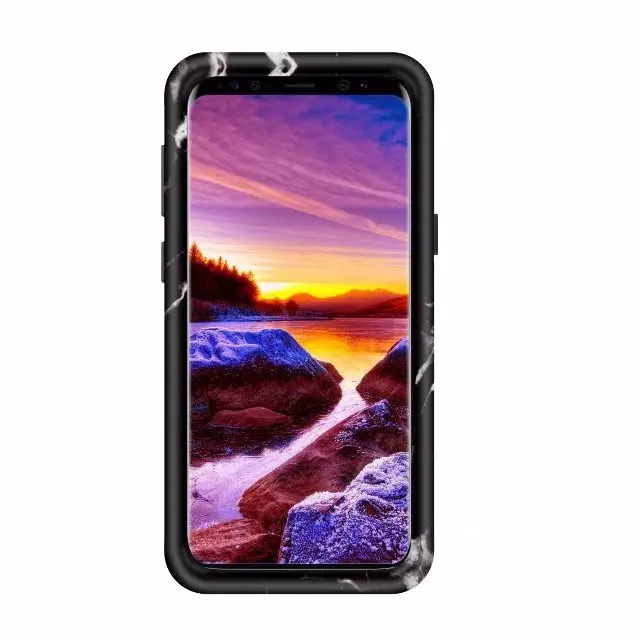 Противоударный защитный чехол с мраморным узором для Samsung Galaxy S9/S9 plus |