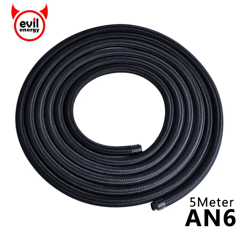 Масляный шланг evil energy нейлоновый из нержавеющей стали для гонок 5 м 6|fuel line|hose endoil