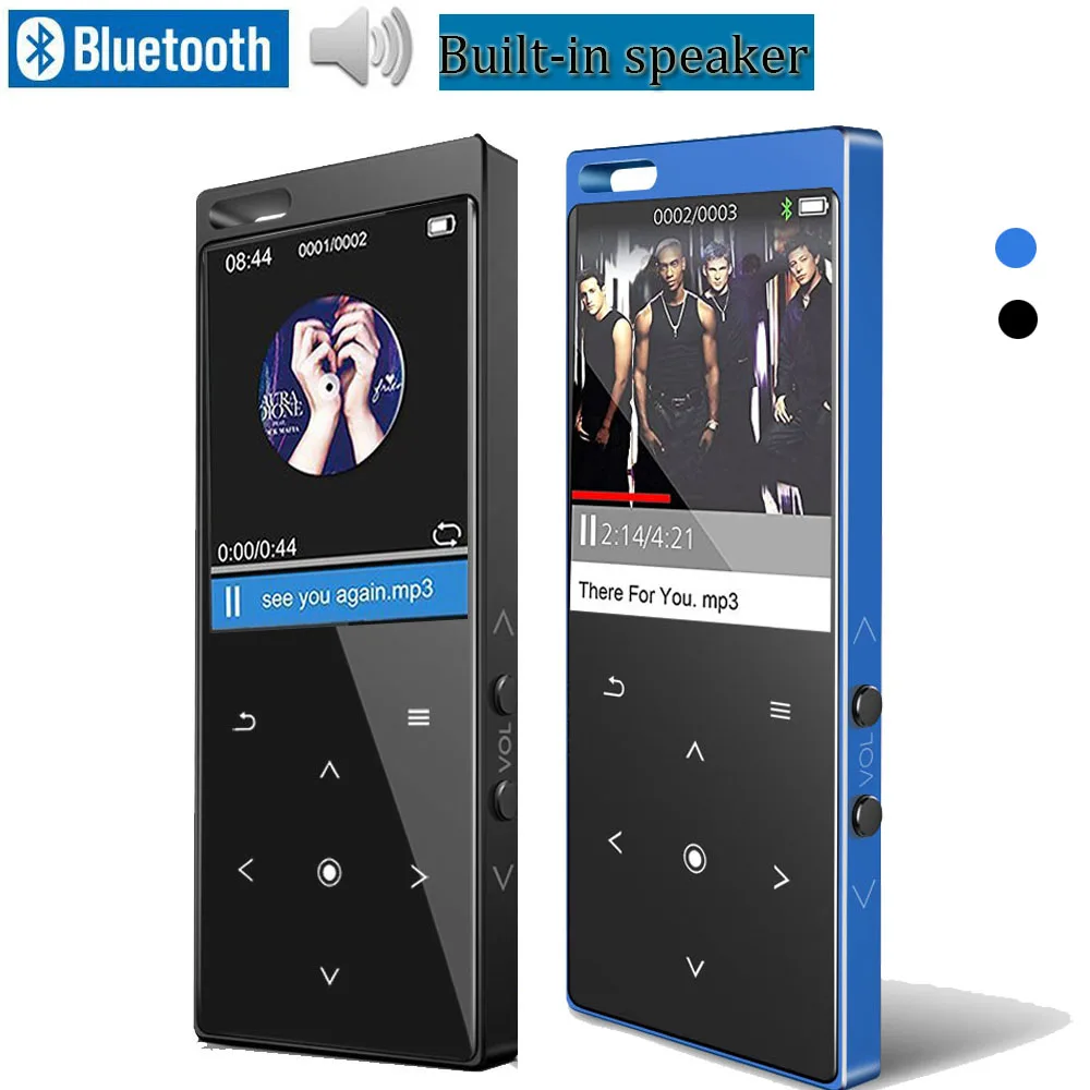 CHENFEC C12 MP3 плеер с Bluetooth 4,0 Встроенный 8 Гб динамик музыкальный плеер Поддержка FM радио Запись Иврит Русский