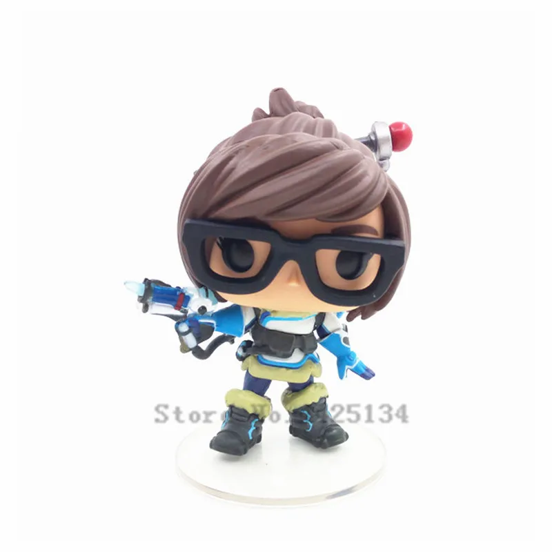 Funko Pop Hot Game OW Rye Pioneer Vanguard#93 жнец смерти#92 Tracer#97 Winston Widowmaker Soldiers может Модель фигурка игрушка подарок
