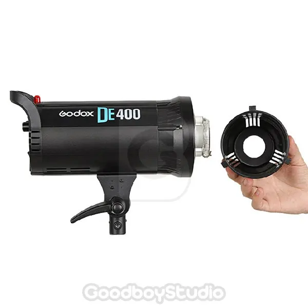 2 шт. Godox DE400 de-400 400 Вт Compact Flash Studio мерцающий свет лампы Глава 220 В | Электроника