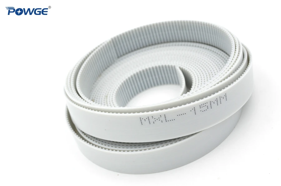 Ремень синхронный POWGE 10 метров ПУ MXL ширина 15 мм шаг 2 032 мм|polyurethane form|polyurethane