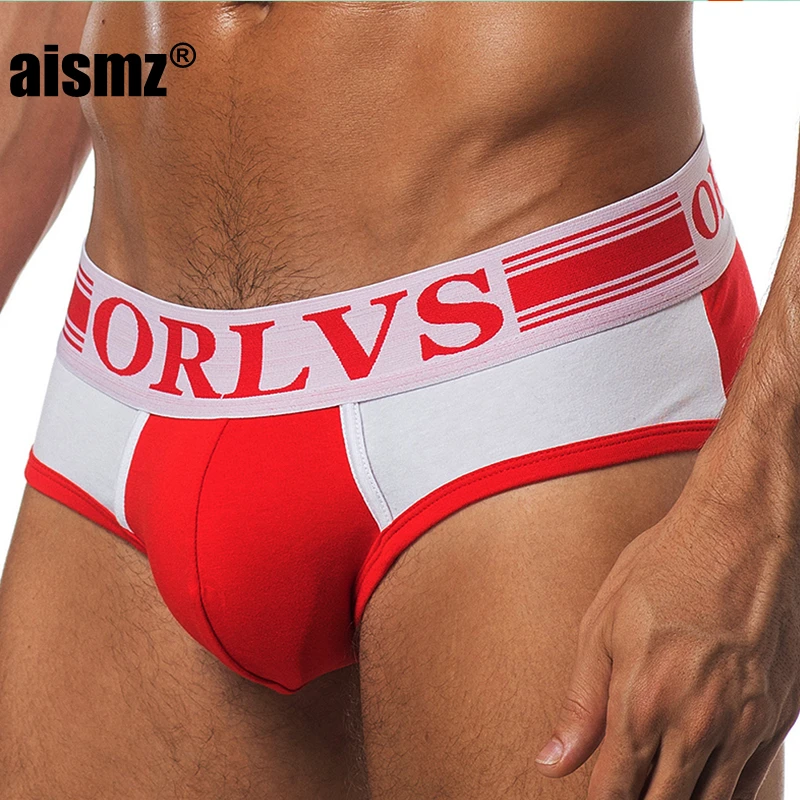 Aismz Brand Men Underwear Briefs Slip Sexy Hollow Cotton Shorts Cueca Gay Sleepwear Male panties Breathable Crotch |
