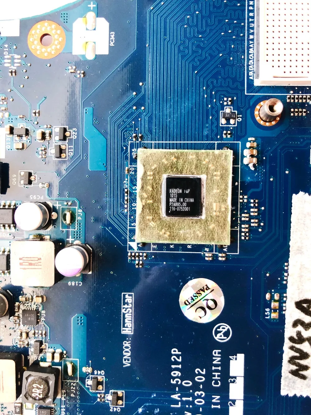 Оригинальная материнская плата для ноутбука ACER NV53A 5552 дюйма Новая деталь MBBL002001