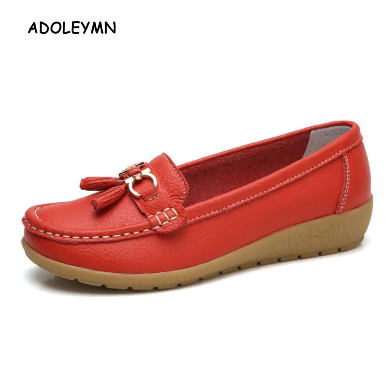 Женская обувь лоферы из натуральной кожи мокасины сезон осень-весна черная