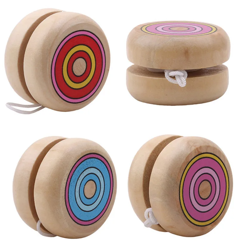 Оптовая продажа деревянные YOYO yo Детские Классические игрушки рождественские