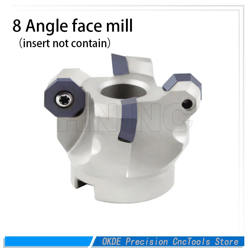 

OD-63-22-4T 80-27-5T 100-32-6T 1pcs OD 8 Angle Milling cutter knife dish insert ODMT060508 Free shipping