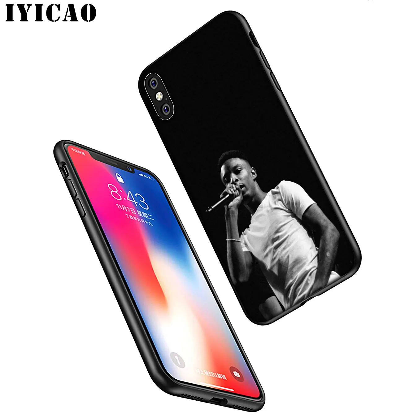 IYICAO 21 Savage Soft Silicone Phone Case for iPhone XR X XS 11 Pro Max 6 6S 7 8 Plus 5 5S SE 10 TPU Black Cover |