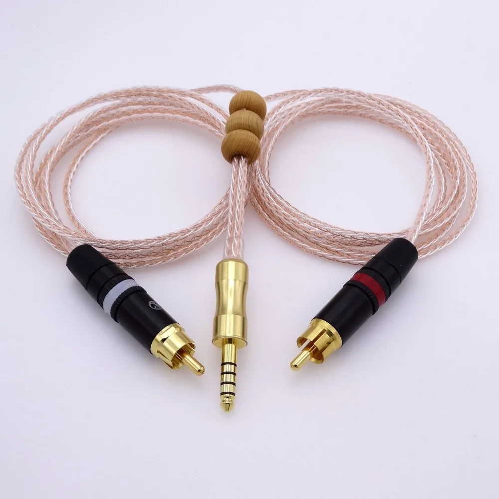 1 5 м 4 мм до 2 RCA аудио кабель адаптер для sony NW WM1Z 1A MDR Z1R TA ZH1ES обновления