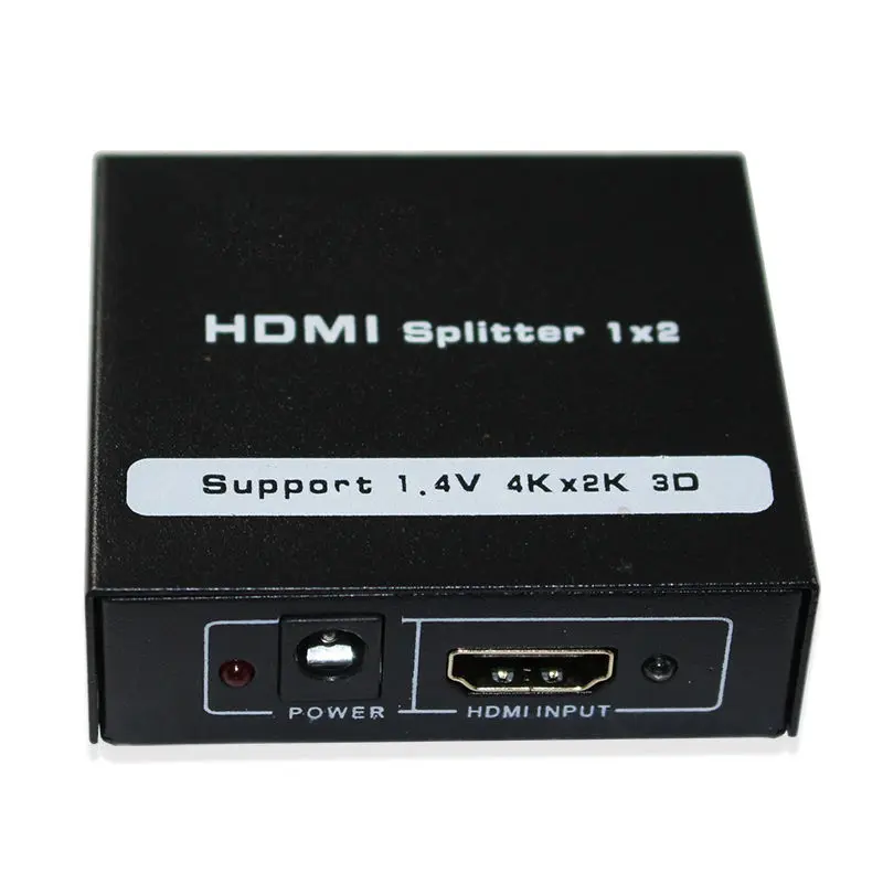 HDMI сплиттер с 1 портом на 2 дубликат/Зеркальный Full HD 1080P высокое разрешение и