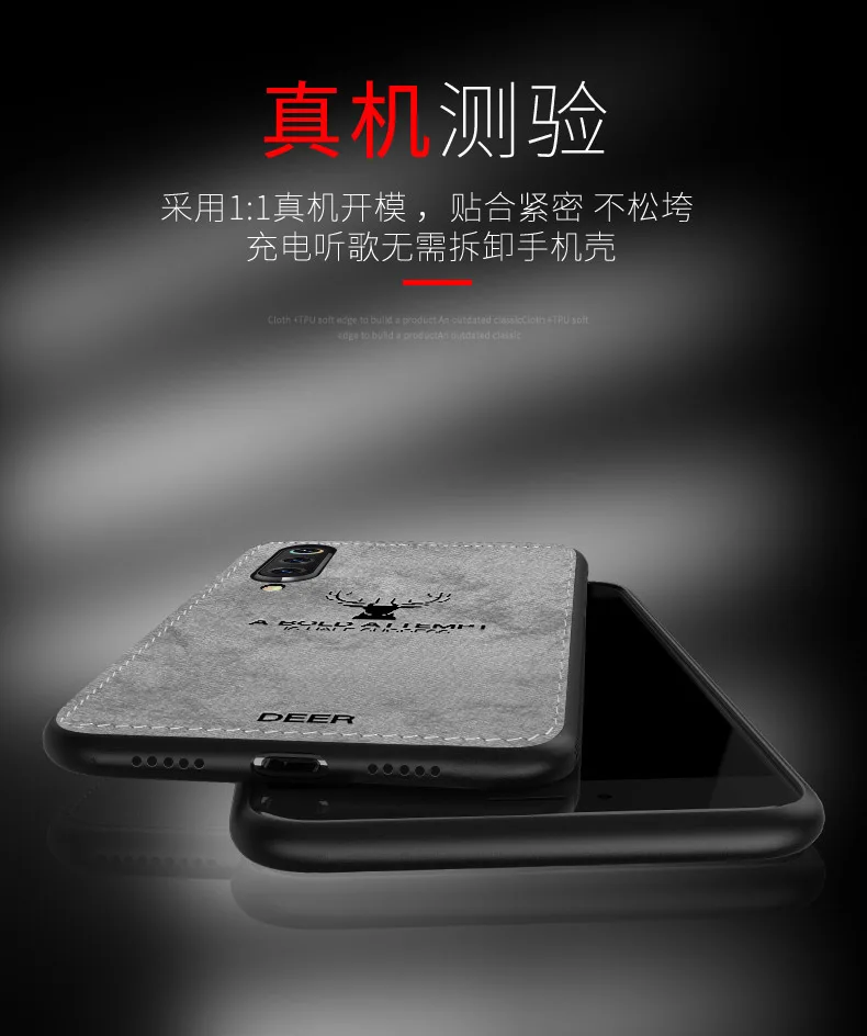 Роскошный чехол для телефона с текстурой ткани для Xiaomi mi 9 8 SE 5X 6X A1 A2 Red mi Note 7 тонкий мягкий ТПУ бампер Кожаный противоударный чехол