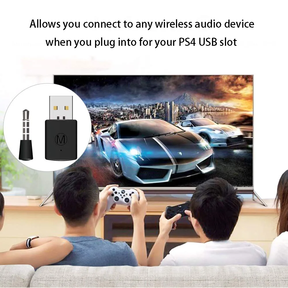 Беспроводной usb адаптер для PS4 Bluetooth V4.0 3 5 мм EDR|USB-адаптеры| |