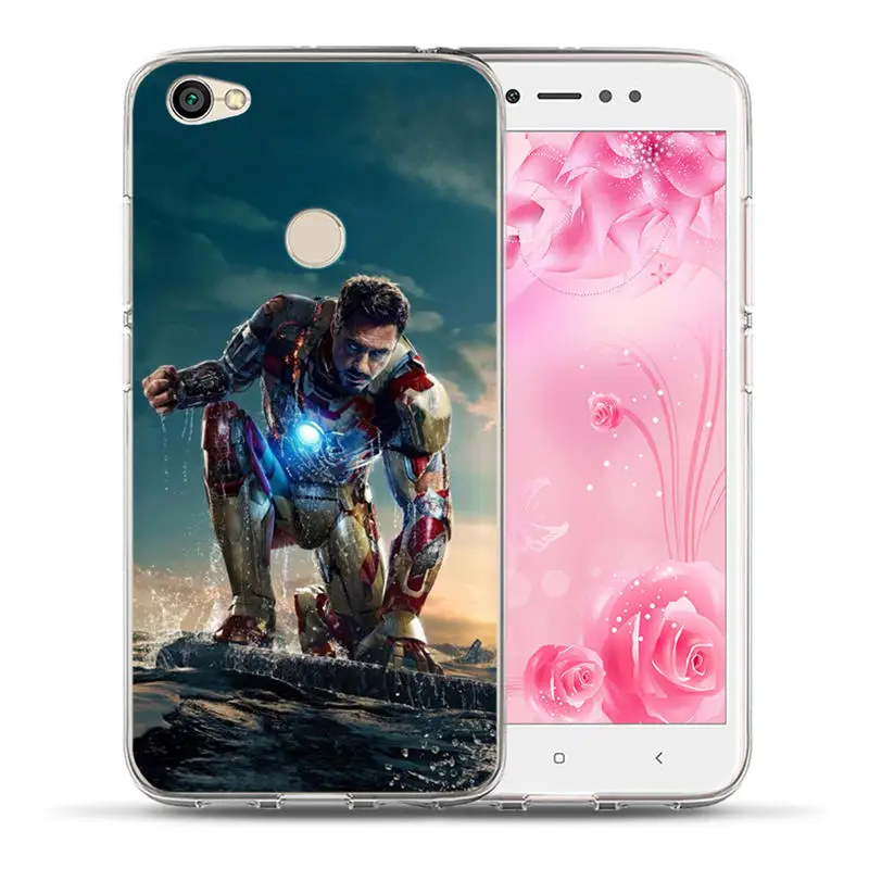 13 Роскошный чехол Marvel с героями Мстителей для Xiaomi Redmi 3S 4X Mi 6 A1 5X Note 3 4 4X 5A 5 Plus Pro Prime Coque Etui Fundas - Цвет: 13