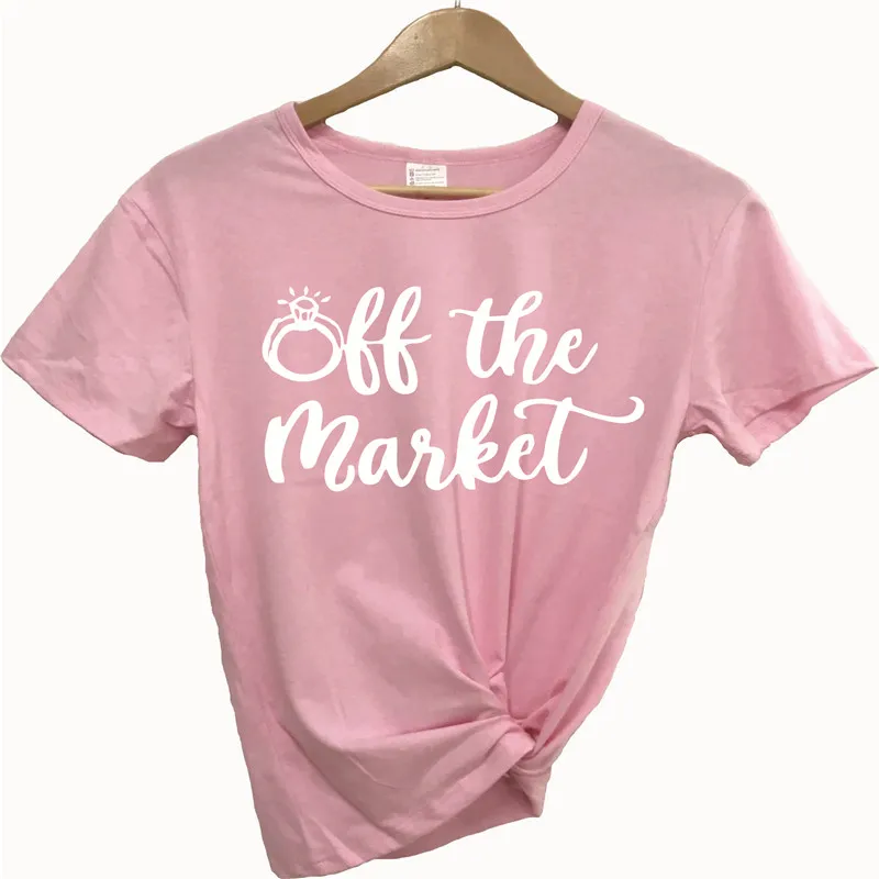 OKOUFEN Off the Market Future Mrs футболка Новое поступление 2019 Свадебная женская