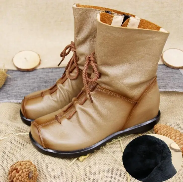 XDA/новые женские ботинки из натуральной кожи в винтажном стиле на плоской подошве