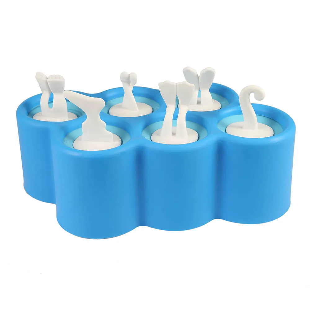 Креативная силиконовая мини форма для мороженого с 9 наклейками|Мороженицы| |