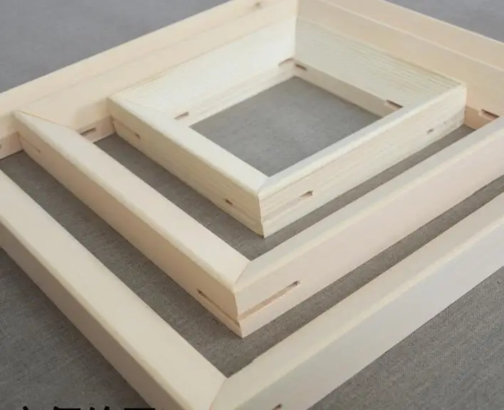 Diy деревянная внутренняя рамка деревянная рамка фоторамка светильник рамка для печати на холсте картина маслом настенная художественная фоторамка