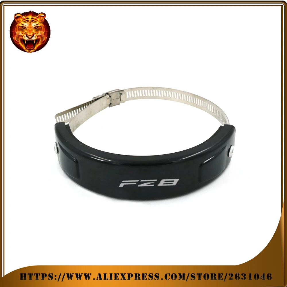 

For YAMAHA FZ8 Fazer Motorcycle Accessories Silencer Round Oval Exhaust Protector Protect Can Cover Circle diameter 100mm-140mm