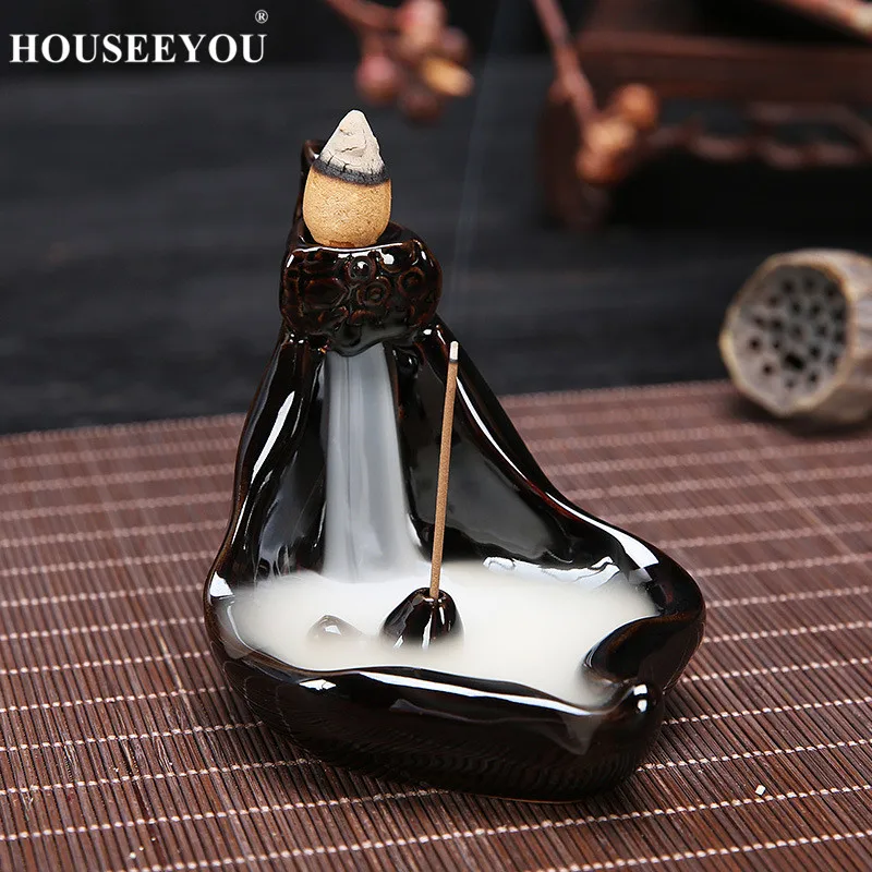 14 видов креативный обратного потока палка Ладан горелки Керамика глазурованная