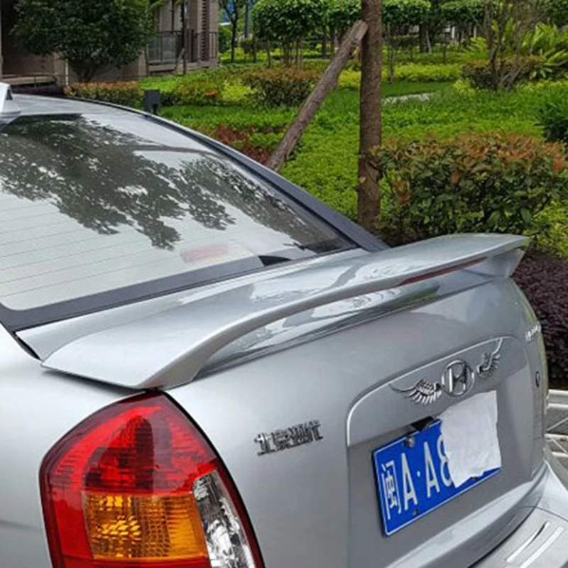 Задний спойлер для Hyundai Accent АБС пластик цветной задний 2008 2013|rear spoiler|car rear wingrear wing |