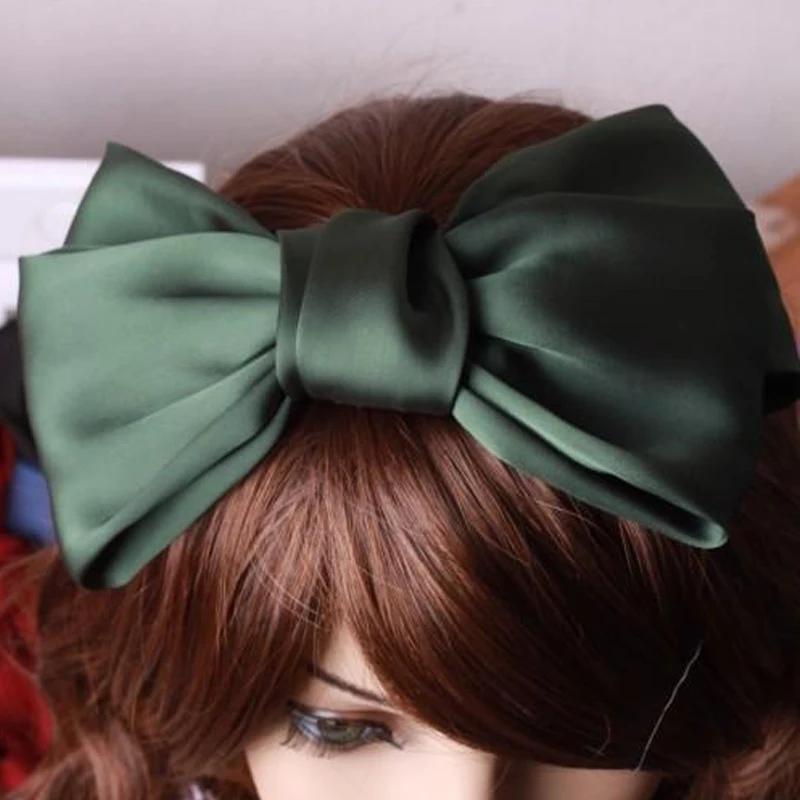 WmcyWell Модные Качественные большие красивые Для женщин девочек Шелковый бант