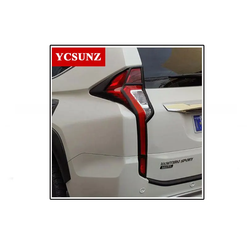Для Mitsubishi Pajero спортивные аксессуары хромированные задние фары Крышка для Mitsubishi Montero Pajero спортивные части Ycsunz
