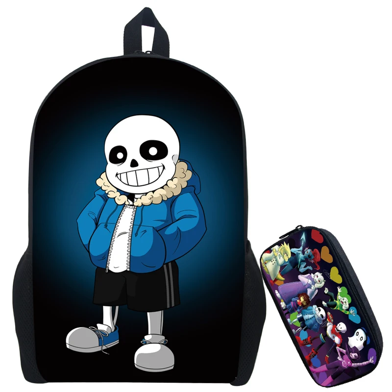 17 InchAwsome рюкзак с принтом Undertale школьный для мальчиков и девочек Детский рюкзаки