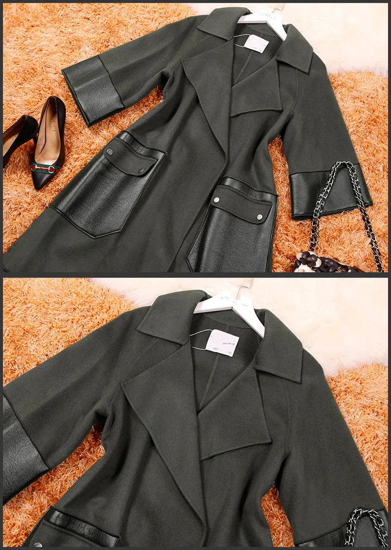 Рисунок 4 - Женский Повседневный Тренч из толстой шерсти