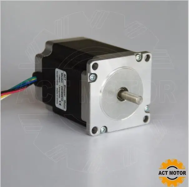 

ACT 6-lead nema23 шаговый двигатель 76 мм/1A/bipolar 268oz CE ISO ROHS