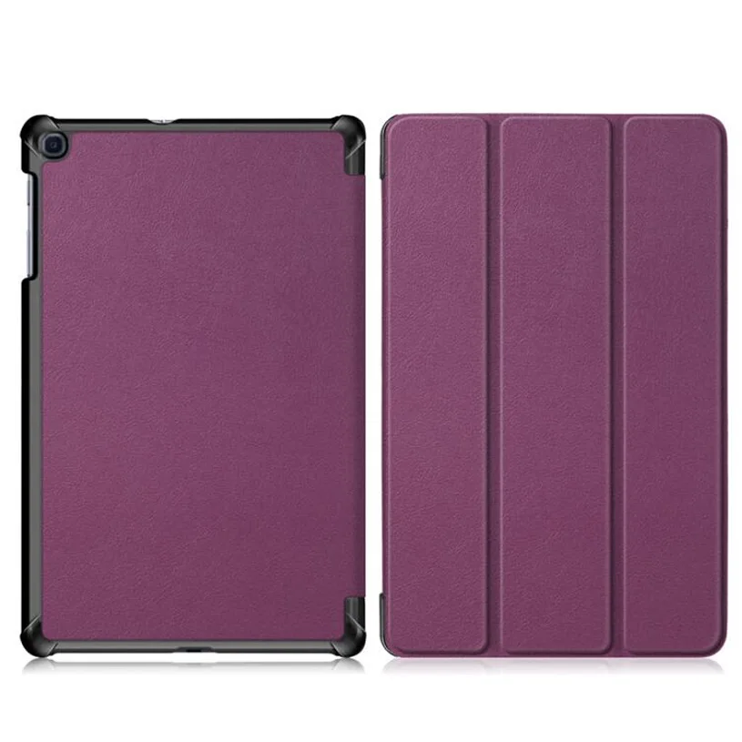 Purple Чехол Funda для samsung Galaxy Tab A 10,1 SM-T510 SM-T515 чехол-подставка из искусственной кожи для samsung Tab A 10,1 T510 T515 чехол - Цвет: Purple