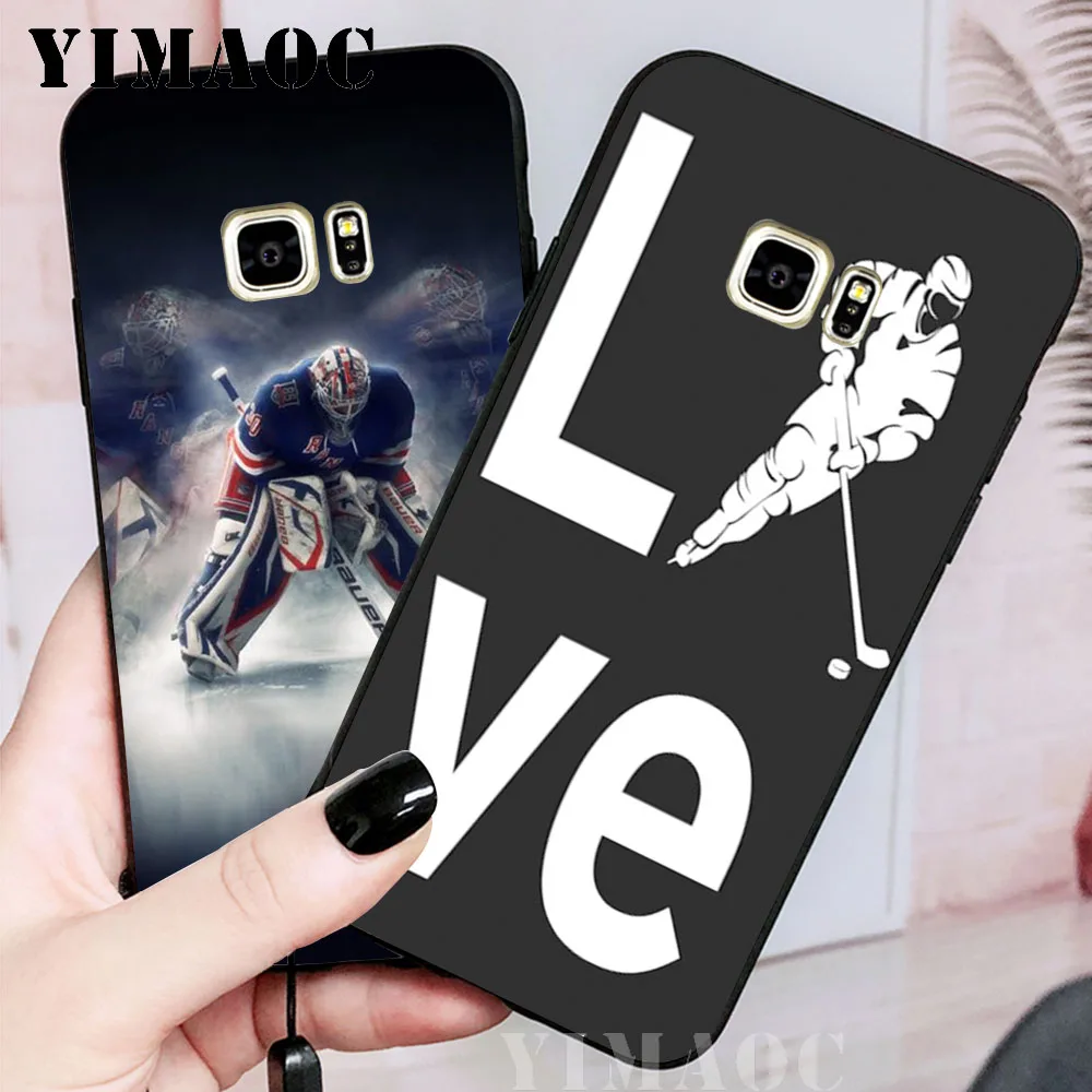 YIMAOC Hockey Mom Soft Case for Samsung Galaxy S10 Plus S10e S6 S7 Edge S8 S9 J6 M10 M20 M30 |